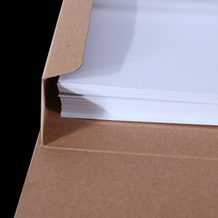 Manufacturer's source A4 kraft paper file box cadre personnel storage box data file box can add logo 