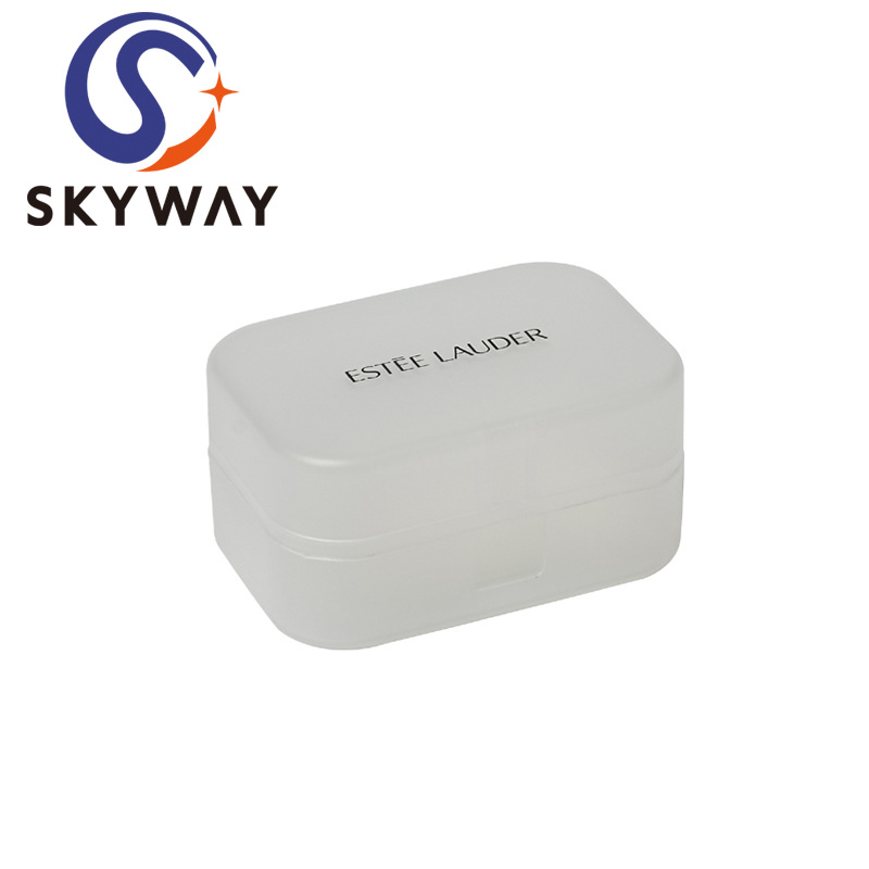 工厂定制广告商务促销馈赠包装化装品盒　PP材料化装胭脂粉包装盒