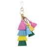 Woven accessory handmade with tassels, ethnic pendant, keychain, ethnic style, wholesale