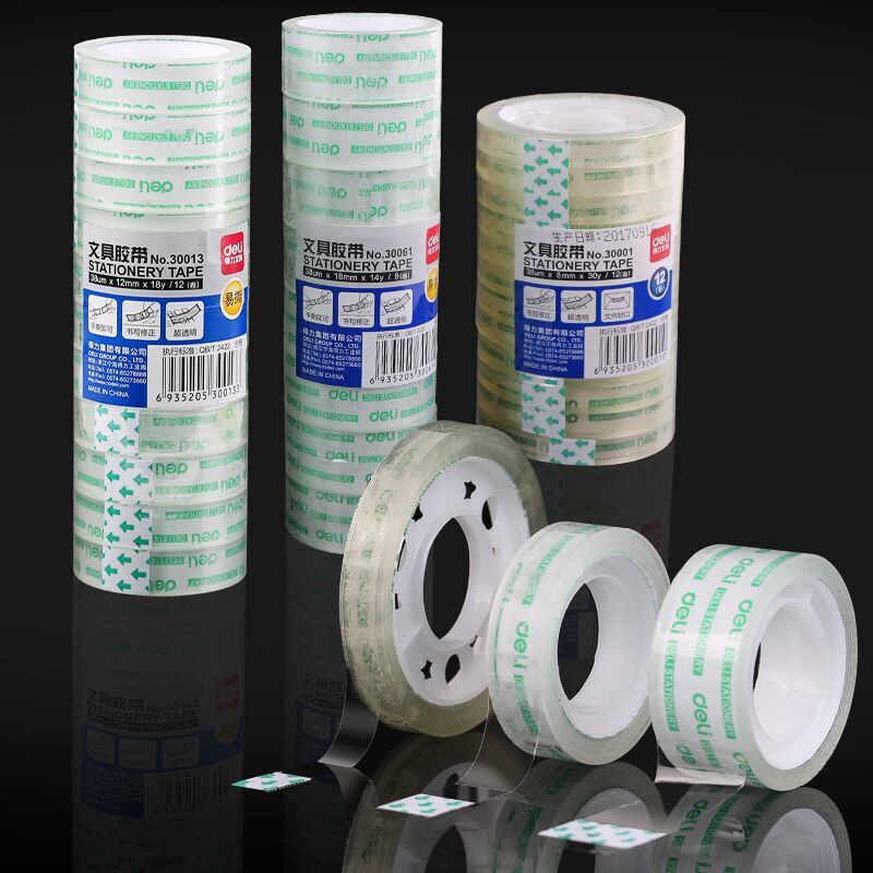 Deli 30061 handbook transparency and paper material tape glass tape…