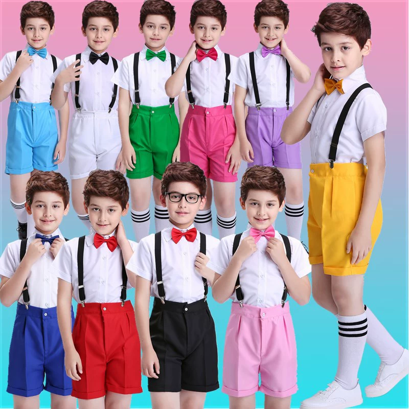 Детский детский комбинезон, костюм для выступлений, платье для мальчика, костюм для хора, костюм для мальчика с цветочным принтом, Детский костюм для выступления