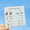 Earrings, accessory, Korean style, wholesale