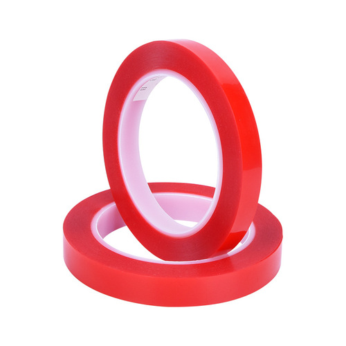 Strong traceless transparent acrylic red film double-sided tape glass photo frame waterproof nano tape spring couplet tape