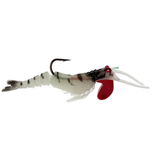 Jumping shrimp lead head hook, five-section soft shrimp, broken-section shrimp, luminous shrimp with lead pendant, multi-section shrimp bait, Lua soft bait