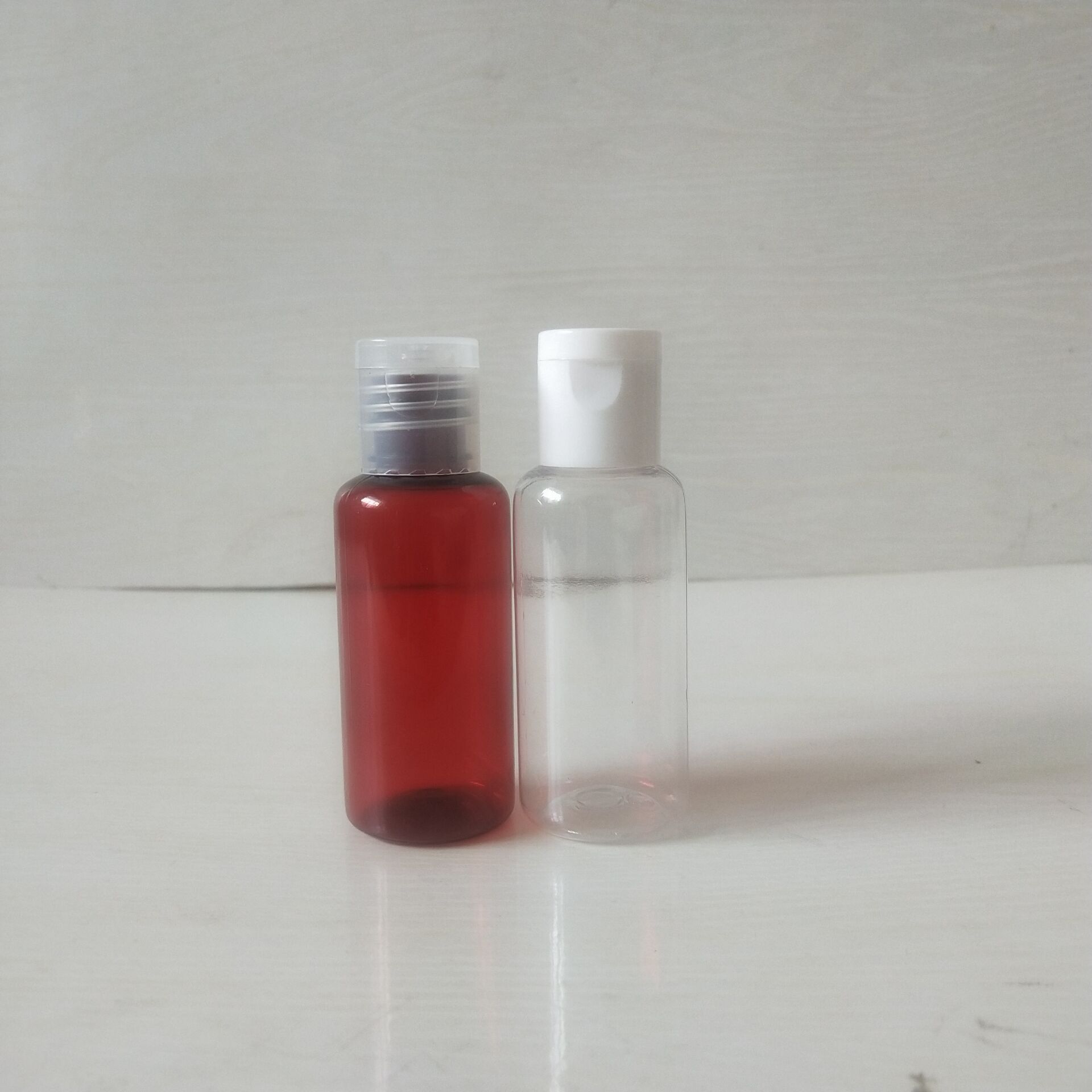 厂家现货 30ml透明蝴蝶翻盖瓶 分装瓶 乳液瓶 PET塑料瓶美容工具