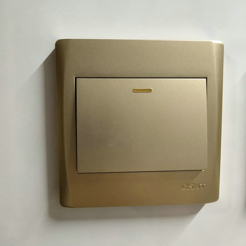 New Zhengtai 7V Wall Switch and Outlet, Household and Engineering Five-Hole Single-Pole Switch Outlet, Hotel TV Outlet