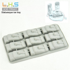 Easter Island Stone Statue Ice Cube Tray for Ice Making, Made of Eco-Friendly Silicone