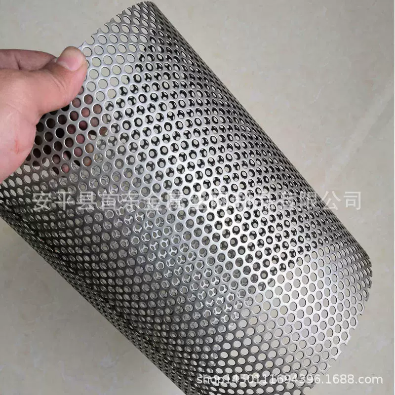 冲孔不锈钢过滤网筒 双层焊接圆孔过滤桶 过滤器滤芯