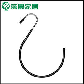 外贸跨境源头S型浸塑钩子鹅型毛巾架多用途挂丝巾领带架厂家直批