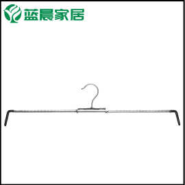 亚马逊跨境热款铁艺收缩裤架厂家直供居家铁衣架裤挂简约弹簧裤架