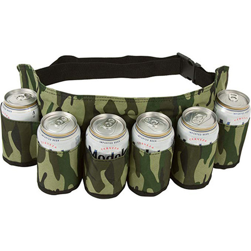 Novel Beverage Holder BEER Belt Creative Picnic Party Drink Outdoor Hiking Waist Belt Beer Festival