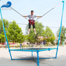 广场儿童钢架小蹦极 儿童蹦极跳床　折叠蹦极弹跳床