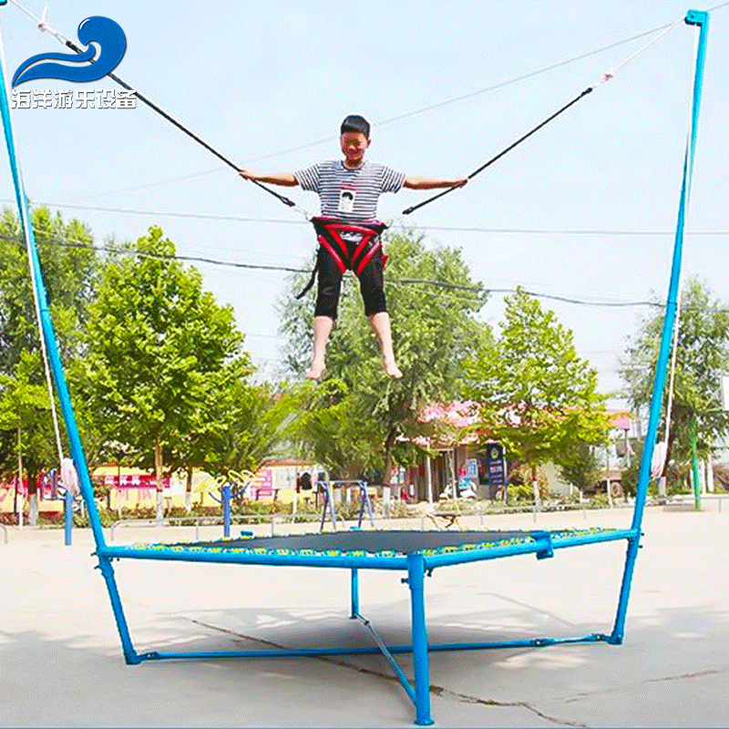 广场儿童钢架小蹦极 儿童蹦极跳床　折叠蹦极弹跳床