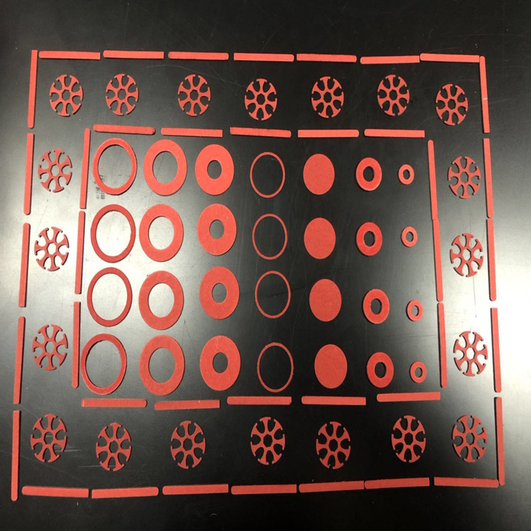 电机转子绝缘垫片空调螺丝耐温钢纸垫变压器耐磨黑钢纸背胶快巴