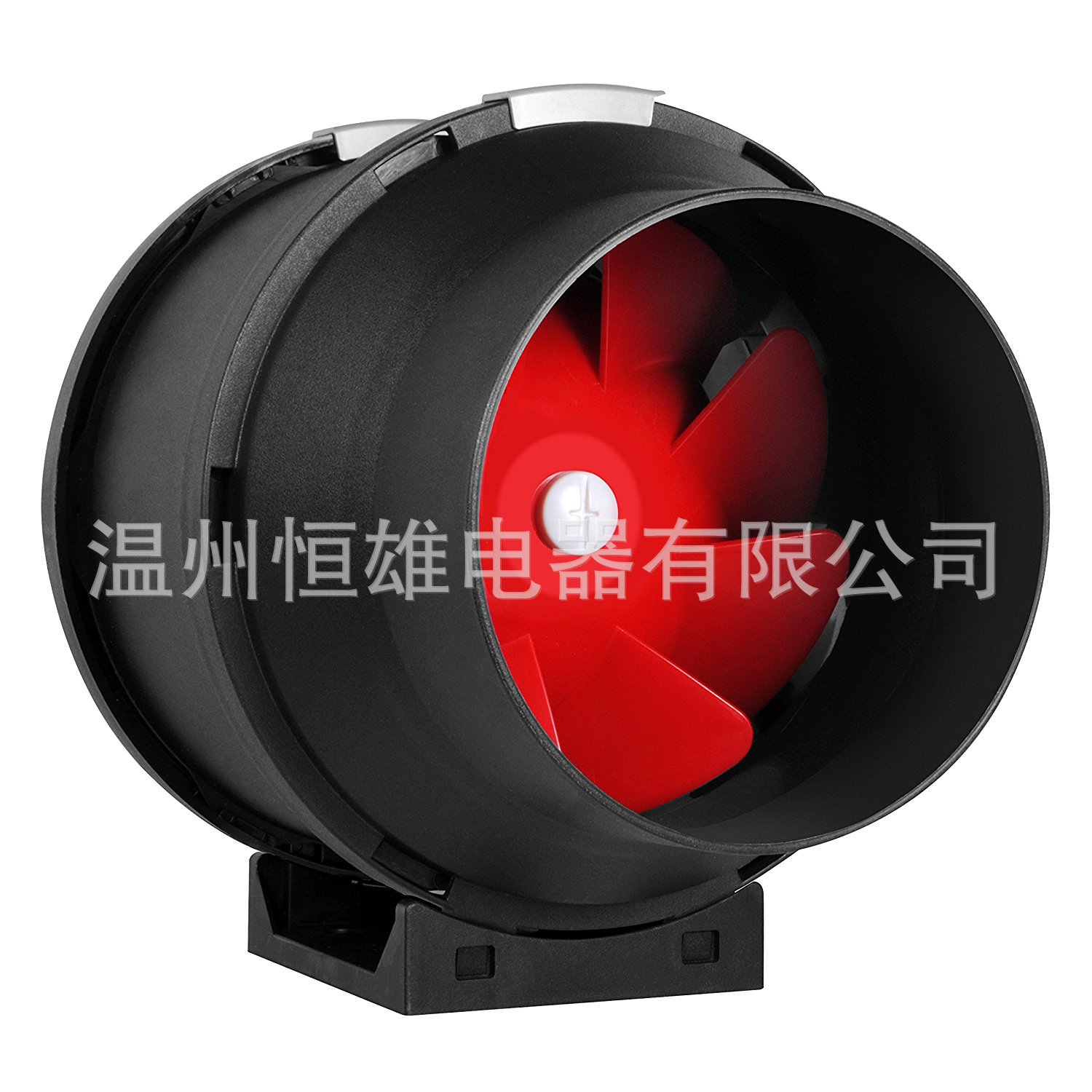 欧美植物生长帐篷抽风机温室大棚排风机3挡调速管道风机6寸通风机