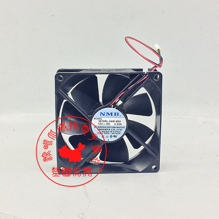 正品NMB 9225 3610KL-04W-B50 12V 0.43A 山特3K UPS专用风扇