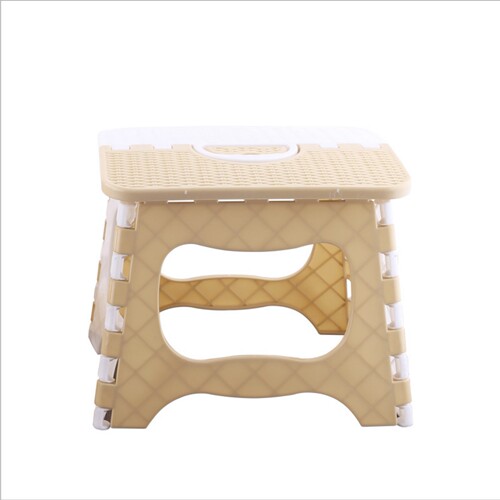 Household plastic folding stool outdoor portable portable small stool Mazar children adult thickened small bench