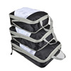 Organizer bag, set, storage bag with zipper, suitable for import, 3 piece set