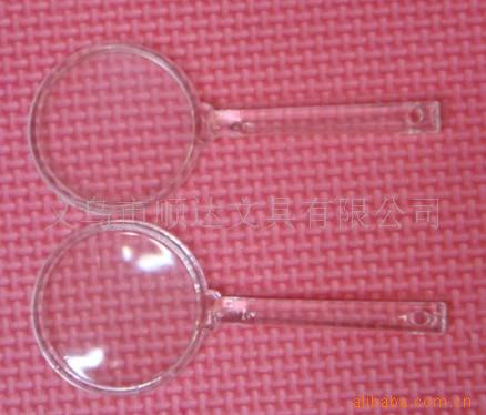 塑料放大镜玩具食品配件礼品放大镜凹凸镜一体义乌小百货