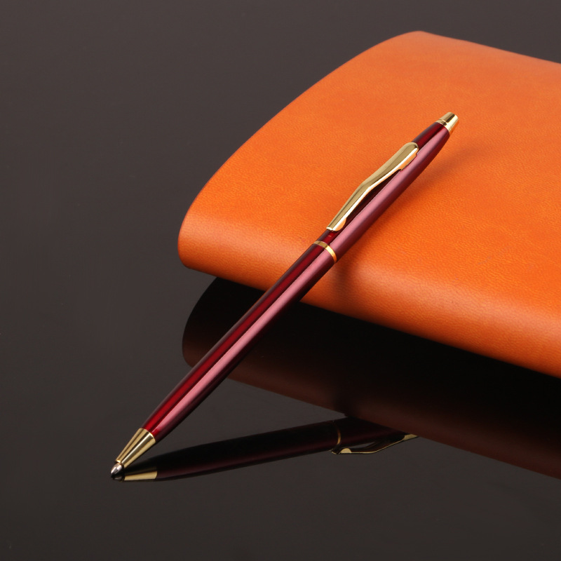 Ke Le Shi metal Xiao Gao Shi Xiao Hua pluma creativa publicidad regalo bolígrafo impreso LOGO entrega de una pieza