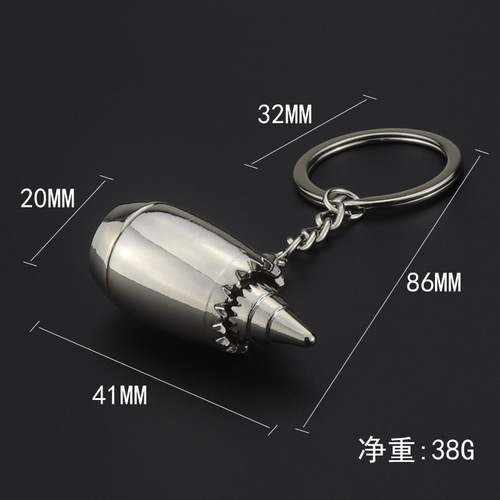 Creative aircraft engine gift keychain airline business promotion gift aircraft keychain pendant customization