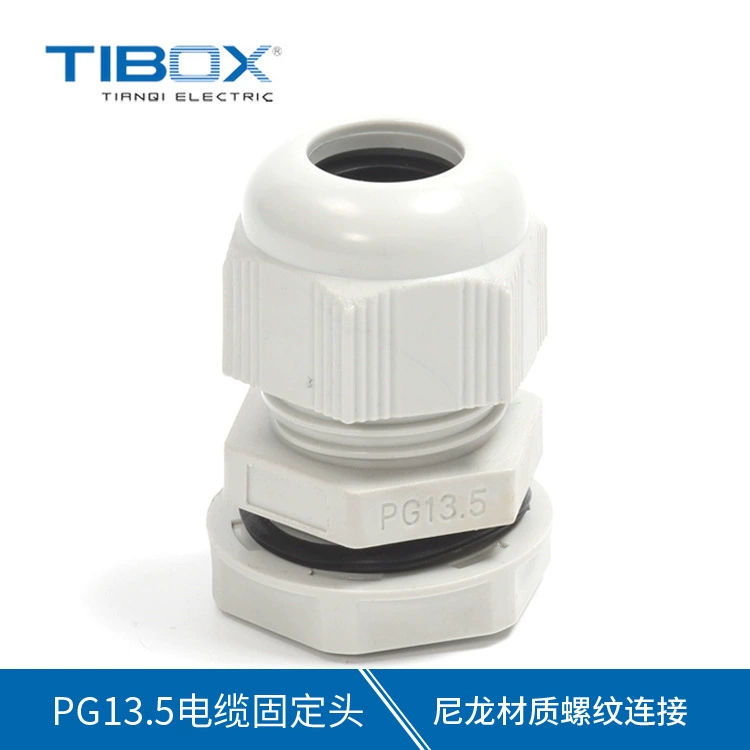 Кабель нейлона соединителя ПГ13.5 провода ТИБОС водоустойчивый исправил голова Глан соединения потока головы Глан