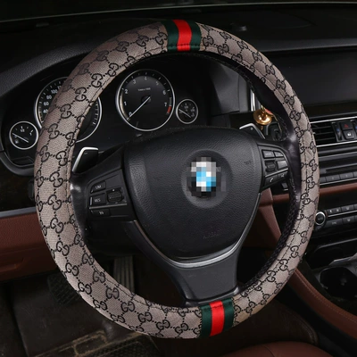 of car Universal Creative Tide: Headrest - beige-steering-wheel