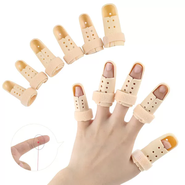 Finger Sleeve Tendon Fixation for Men and Women, Extension Fixation, Finger Protection Splint, Hand Joint Fracture, Finger Basketball