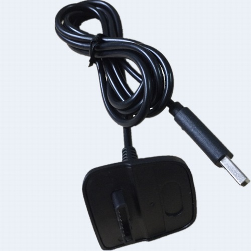 XBOX360 wireless wired handle USB charging cable XBOX360 game console peripheral wire black gray