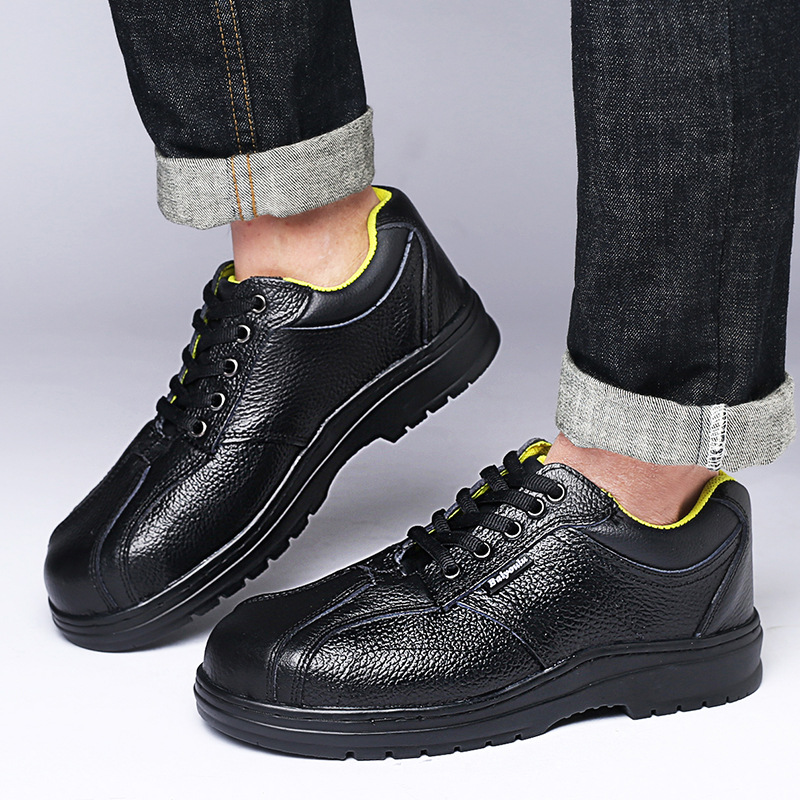 跨境柏油路电工鞋6KV绝缘橡胶防滑劳保鞋男防砸防剌穿透气安全鞋