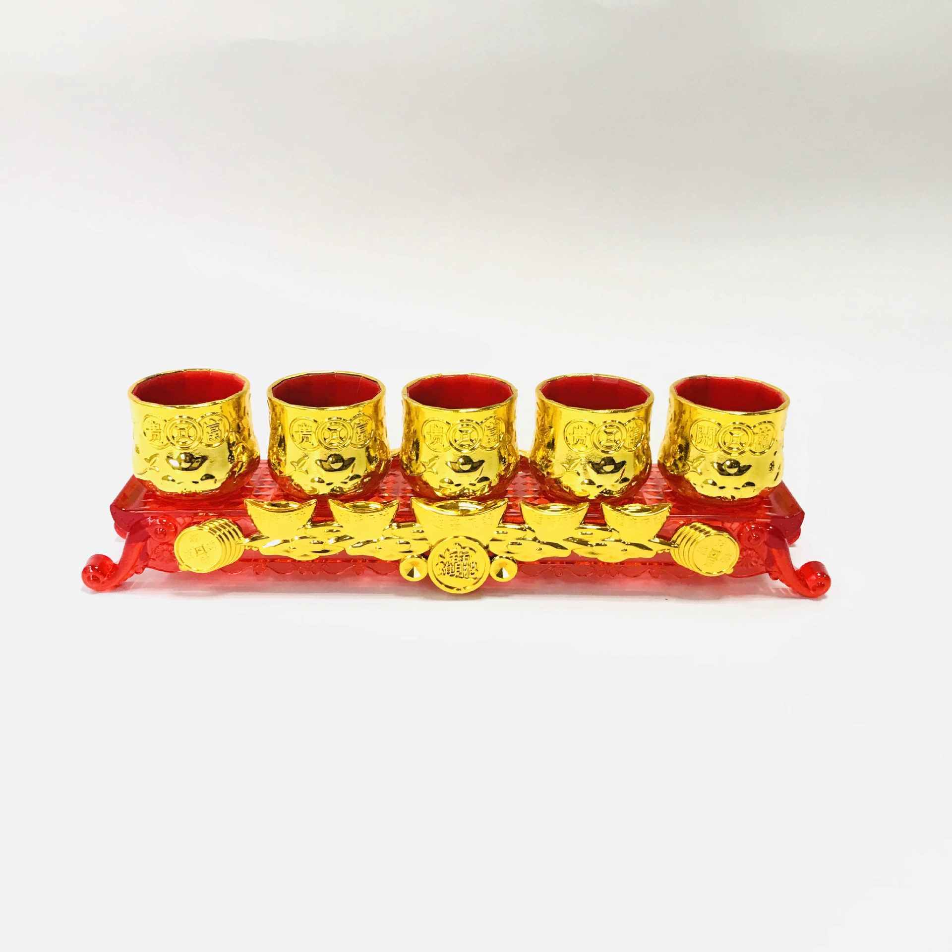 Fugui Wulian Цзинь Гун Тай Гун Шуй чашка Гун Тай набор украшений Поставки Будды Фабрика Прямое одобрение Dongheng DH-1812