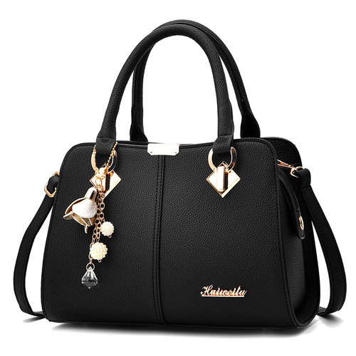 Middle-aged women's bags  autumn new fashion women's handbags European and American trendy shoulder crossbody bags on behalf of