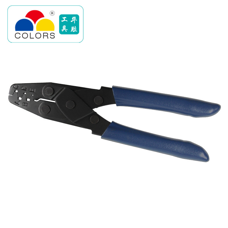 源头厂家华胜工具DR-1压线钳冷压端子  插簧端子绝缘压接钳端子钳