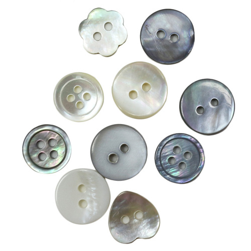 Natural Mars Shell Buttons Mars Shell Buttons Two Eyes Four Eyes Shirt Buttons Small Price Wholesale