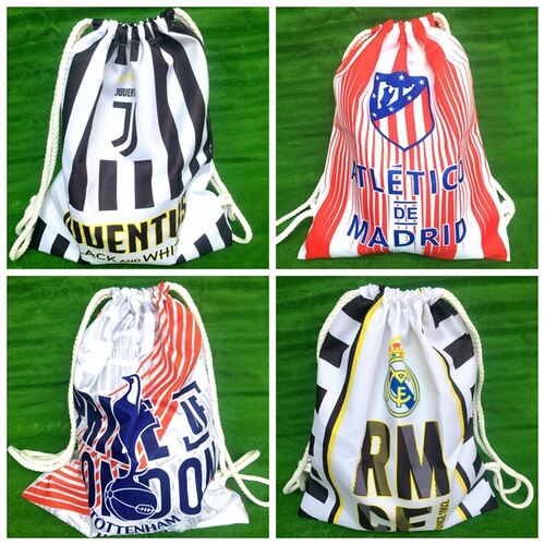 Football training supplies, Real Madrid, AC Tottenham, Inter Milan, Juventus, Paris bags, shoe bags, backpacks, school bags