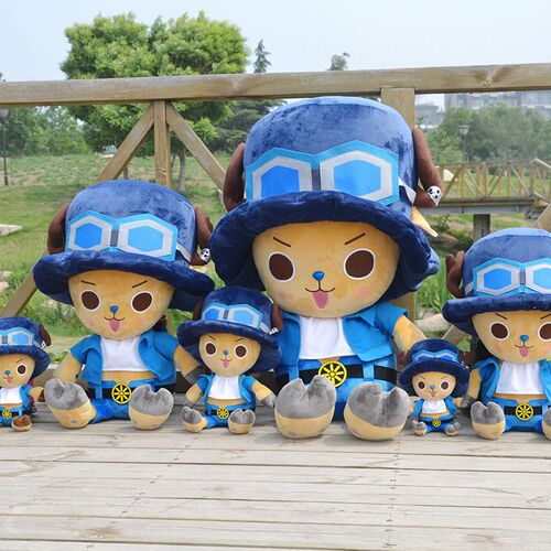One Piece Sabo Plush Doll Glasses Chopper Cloth Doll Children's Doll Toy One Piece Kagong-made