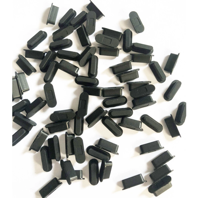 Поставьте овальную резиновую штепсельную вилку силикона штепсельной вилки водоустойчивую пылезащитные продукты силикона штепсельной вилки запечатывания 10,6*2,35 мм