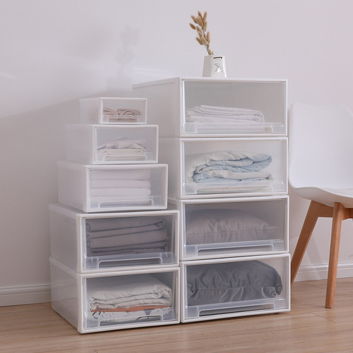Xingyou drawer-type storage box wardrobe plastic cabinet household underwear storage clothing organizer clothes storage box
