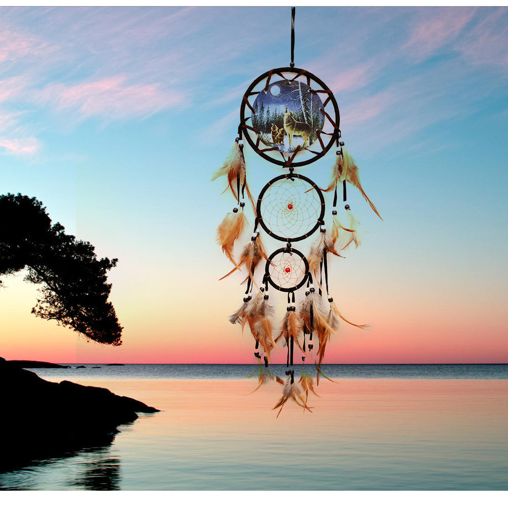 Retro Indian style handmade dream catcher net pendant cross-border for manufacturers Dream Catcher wind chime pendant