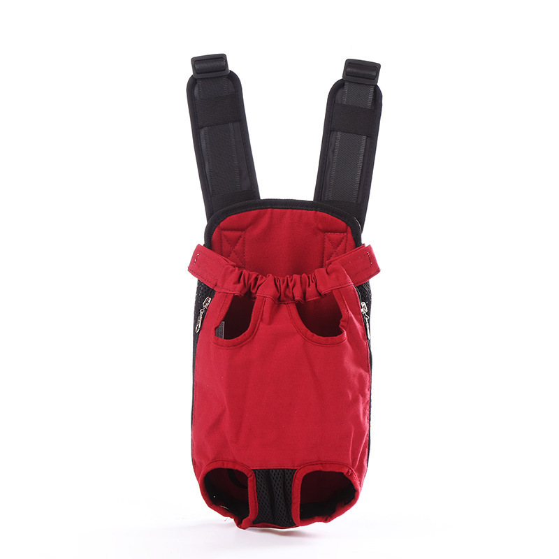 Atrás mascota portátil gato bolsa perro pecho mochila peluche perro gato correa exterior correa trasera perro artefacto