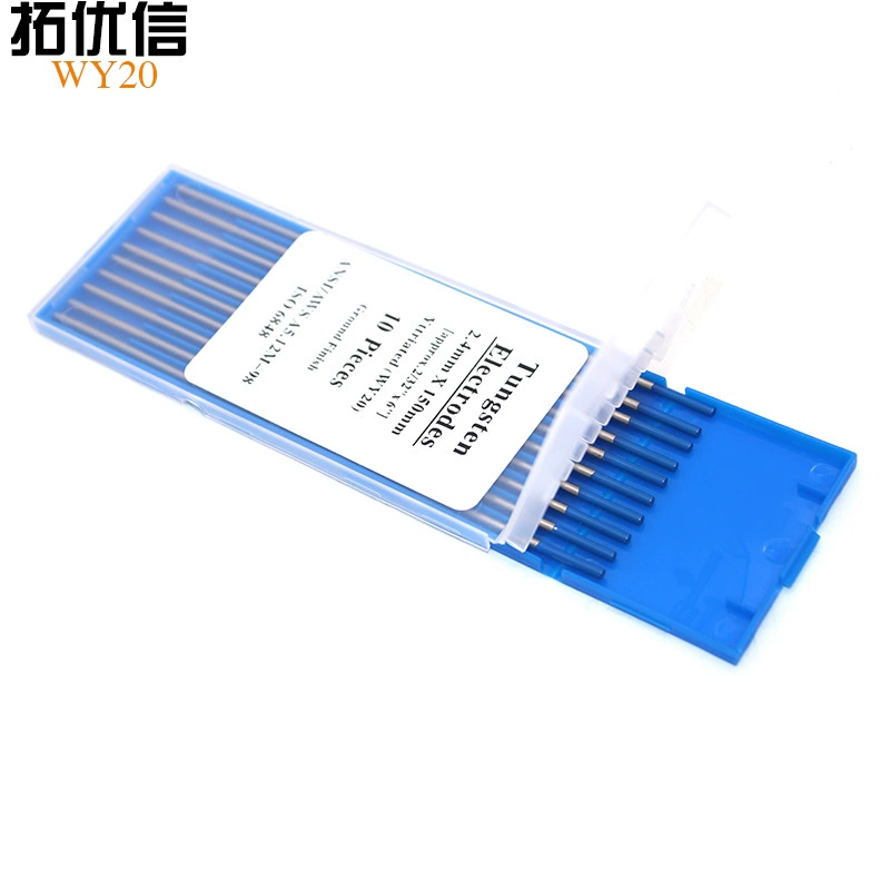 WY20 синяя головка вольфрамовая игла иттрий вольфрамовый электрод 1.6 2.0 2.4 3.0 3.2 4.0*150 мм аргонодуговой сварки вольфрамовый стержень