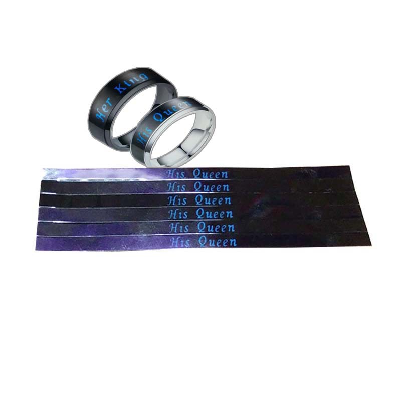 戒指示温标签戒指变色标签戒指图形变换标签戒指数字显示标签贴纸