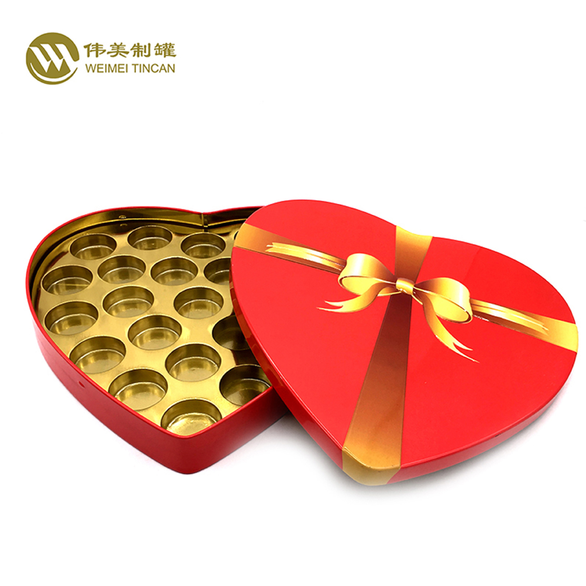 东莞工厂马口铁心形罐 糖果巧克力饼干包装铁盒 喜糖铁盒