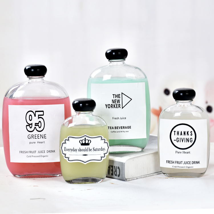厂家直营饮料瓶果汁蔬菜咖啡瓶奶茶磨砂酒瓶冷泡茶可印字logo杯子