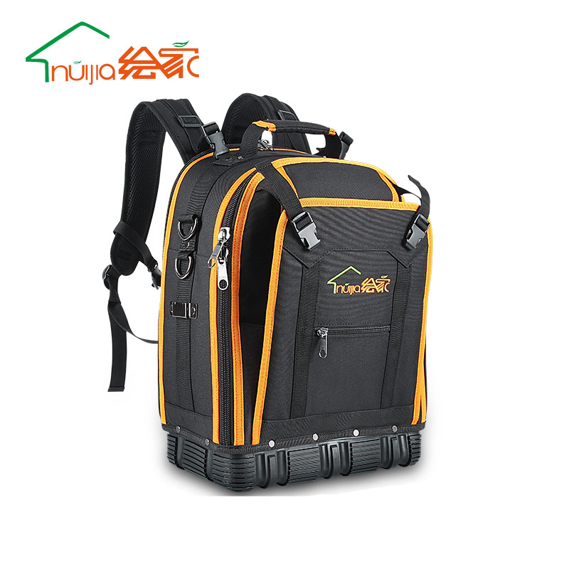 绘家铁路工作双肩包多功能维修作业工具包大号箱式加厚牛津布箱包