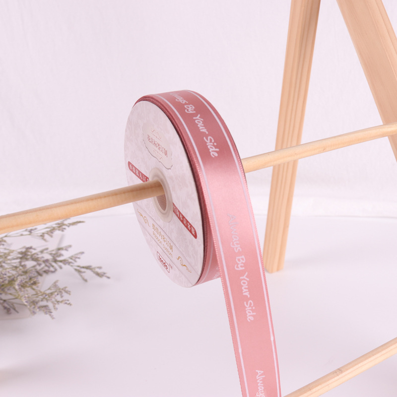 2,5 cinta inglesa bolsa de cinta de impresión cinta flor arco flor caja de regalo pastel ramo material de embalaje