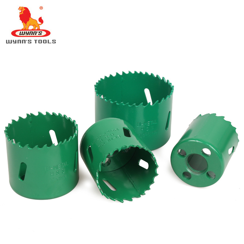 供应威力狮木工开孔器开槽圆形实木板双金属多功能铝合金扩孔器