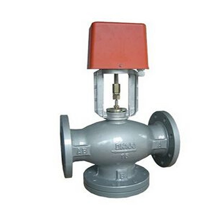 精工沪工名工阀门VB7000电动二通阀调节阀法兰防回流缓闭式