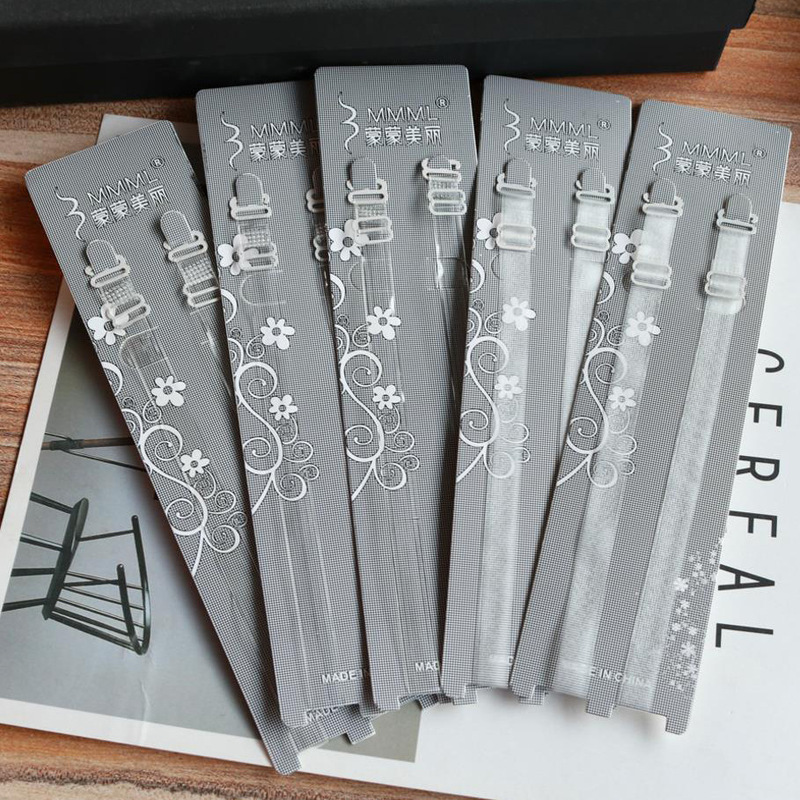 Iron Buckle 1cm High Elastic Transparent Shoulder Strap Invisible Shoulder Strap 1cm Wide Factory Sales Wholesale Iron Buckle 1cm High Elastic Transparent Shoulder Strap Invisible Shoulder Strap 1cm Wide Factory Sales Wholesale