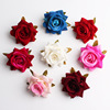 Realistic props lapel pin, handmade, roses, flowered